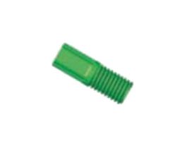 Compact Tubing End Fitting, Type S/P, 1/8"OD, 1/4"-28 UNF(M), green PP; 10/pk