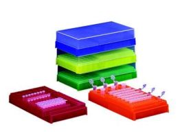 MULTIWELL RACK W/96 WELL RACK YELLW PK5.