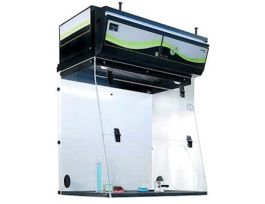 Ductless Fume Hood, 30.75" W, angled sash; 80 to 220 VAC