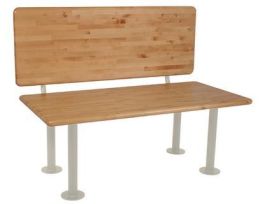 HARDWOOD BENCH KIT ALMOND FRM 48X24 KT