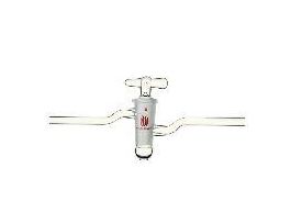 STOPCOCK HI VAC HOLLOW OBL 4MM