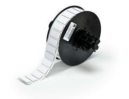 B30 Series Raised Profile Rectangular Labels 0.49 in H x 1.06 in W White 500/RL