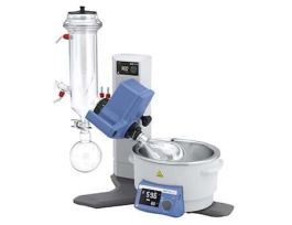 Rotary Evaporator with Dry Ice Condenser, Coated Glassware and Digital Speed/Temperature Control; 100 to 240 VAC