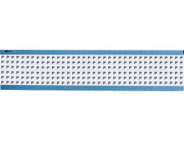 Alphabetical Vinyl Upper Case Scored Wire Marking Cards, P 1800 Total