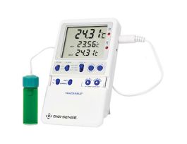 Traceable High-Accuracy Fridge/Freezer Thermometer with Calibration; 1 vaccine bottle probe