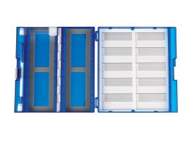 VWR SLIDE BOX PREMIUM + 100 PL BLUE PK5