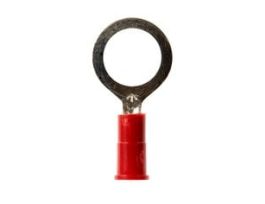 3M™ Scotchlok™ Ring Vinyl Insulated, 100/bottle, MV18-38RX, standard-style ring tongue fits around the stud