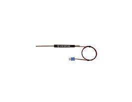 Type T Economic Handle Thermocouple Probe with Mini-Connector, 12" L, 36" E x t FEP .188 Dia, Grounded