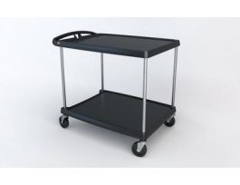 CART POLYMER 2 SHELVES