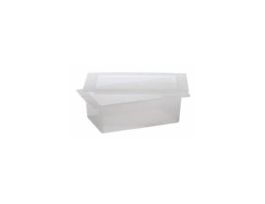polypropylene tray with cover, 5"H