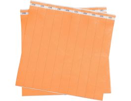 Security Tyvek ® Wristbands, Orange
