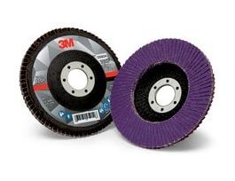 3M™ Flap Disc 769F, 120+, T27, 4-1/2 in x 7/8 in, 10 ea/Case