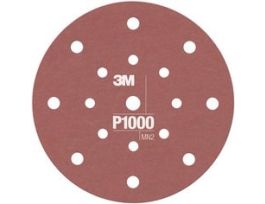 3M™ Hookit™ Flexible Abrasive Disc 270J, 34803, 6 in, Dust Free, P1000, 25 discs per carton, 5 cartons per case
