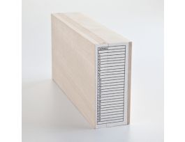 BX WOODEN 25 CAPACITY17CM X 8CM X 3CM