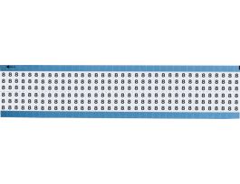 Numerical Wire Markers Permanent Adhesive Vinyl 0.75 in H Legend: 8, 1800 Total