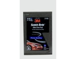 Scotch-Brite™ Hand Pad 7448, 37448, HP-HP, SiC Ultra Fine, Gray, 9 in x 6 in, 3/Pack, 10 Packs/Case