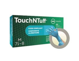 Nitrile Gloves with Textured Fingertips, 000/CS (10 boxes of 100 gloves)