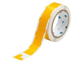 L-Shape Vinyl Corner Marking Tape, 68.75' L, Roll of 750 Each, Yellow