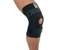 620 Black Knee Sleeve w/ Open Patella/Spiral Stays