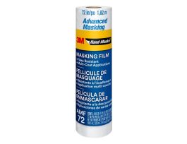 3M™ Hand-Masker™ Advanced Masking Film, AMF72-8C, 72 in x 90 ft x .35 mil (1.82 m x 27.4 m x .00889 mm)