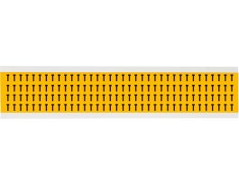 Outdoor Vinyl 0.25 in Black on Yellow Letters T Card of 144 Labels