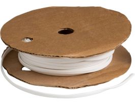 BRADYMARK Series PVC Tubing: Vinyl, White, 0.158" Dia x 100' L