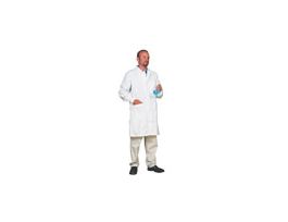 Fluid-Resistant Antistatic Lab Coat, XX-Large
