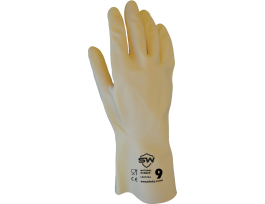 GLOVE UNLINED 17 MIL LATEX 9(PR) BAG12 BG