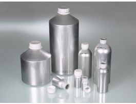 BOTTLE WITH SCREW PP CAP ALUMINIUM 120ML