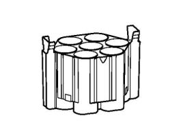 ADAPTER 50 ML CONICAL TUBES PL/TB