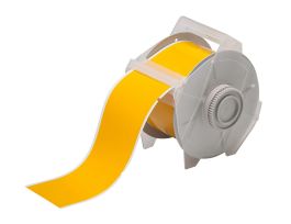 All Weather Permanent Adhesive Vinyl Labels for GlobalMark Printer - 2.25" x 3.25" Yellow