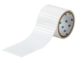 Harsh Environment Multi-Purpose Polyester Labels for 3" Core Printers - 0.25" x 0.25" White