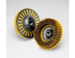 Scotch-Brite™ Bristle Disc, 80, 4-1/2 in x 5/8 in-11 Internal, 5/Carton, 10 ea/Case