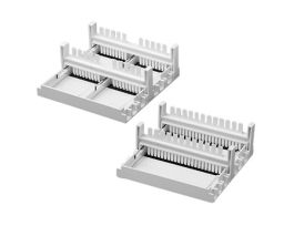 Gel casting stand for 5 x 6 cm gels; includes 4 trays and 2 combs (18/10 teeth)