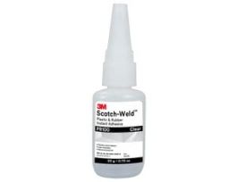 3M™ Scotch-Weld™ Plastic & Rubber Instant Adhesive PR100, Clear, 20 Gram, 10 Bottles/Case