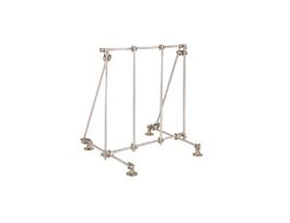 Small Lab Frame, Aluminum, 24" W x 24" H x 18" D