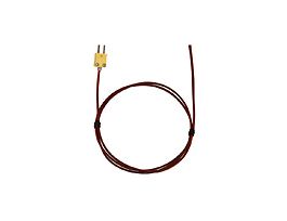 Type-K, FEP-Insulated Probe, Coated Junct, Mini-Connector, Ungrounded, 10ft 24 -Gauge