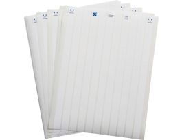Laser Printable Poly Lbl Blanks 0.25 in H x 0.3 in W White 12/PK