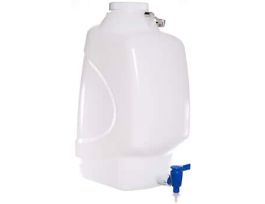 Rectangular HDPE Carboy with Spigot, 20 L