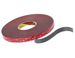 3M™ VHB™ Tape 4611, Dark Gray, 1/2 in x 36 yd, 45 mil, Small Pack, 4 rolls per case