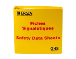 GHS Safety Data Sheet Center Accessory - Binder with 3" Ring Diameter, Bilingual English/French