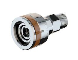 Envision Female Quick-Connect Fittings, Nitrogen, Brown