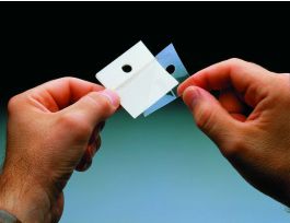 3M™ Hang Tab 1075, Clear, 2 in x 2 in, 5 Pack/Case, Conveniently Packaged