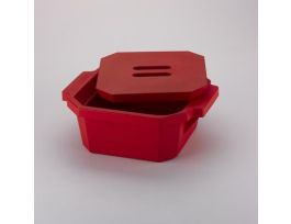 VWR BUCKET/PAN ICE W/LID STCK PU RD 2.5L