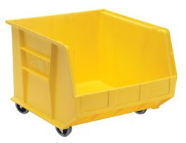 BIN MOBILE PP YELLOW 18X16-1/2X11 INCH