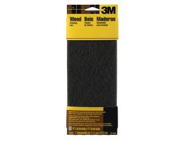 3M™ Hand Sanding Wood Finishing Pad 7415NA, 4.375 in x 11 in, Gray Fine