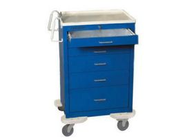 EMERGENCY CART, RED 6 DRAWER