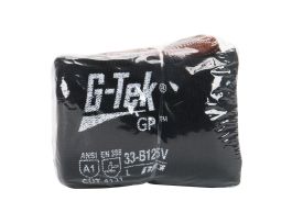 G-Tek GP, Black 13G Nylon Shell, Black PU Coat Smooth Grip