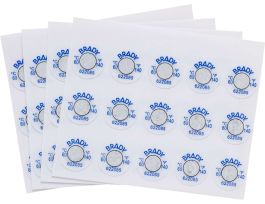 Temperature Indicating Labels, Quantity per Card or Sheet 15, Temperature Threshold 140F