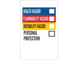 Blank Write-On Laboratory Labels, 2" H x 1.25" W x 0.004" D, Vinyl